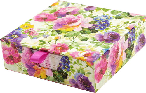 Peony Garden Desk Notes