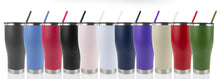 Load image into Gallery viewer, 30oz Powder Coated, Stainless Steel Tumbler with lid