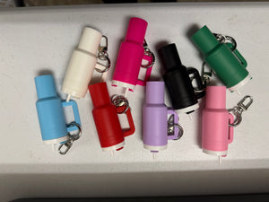 Mini tumbler keychains