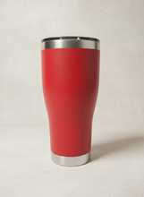 Load image into Gallery viewer, 30oz Powder Coated, Stainless Steel Tumbler with lid