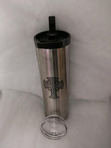 Skinny engraved tumbler