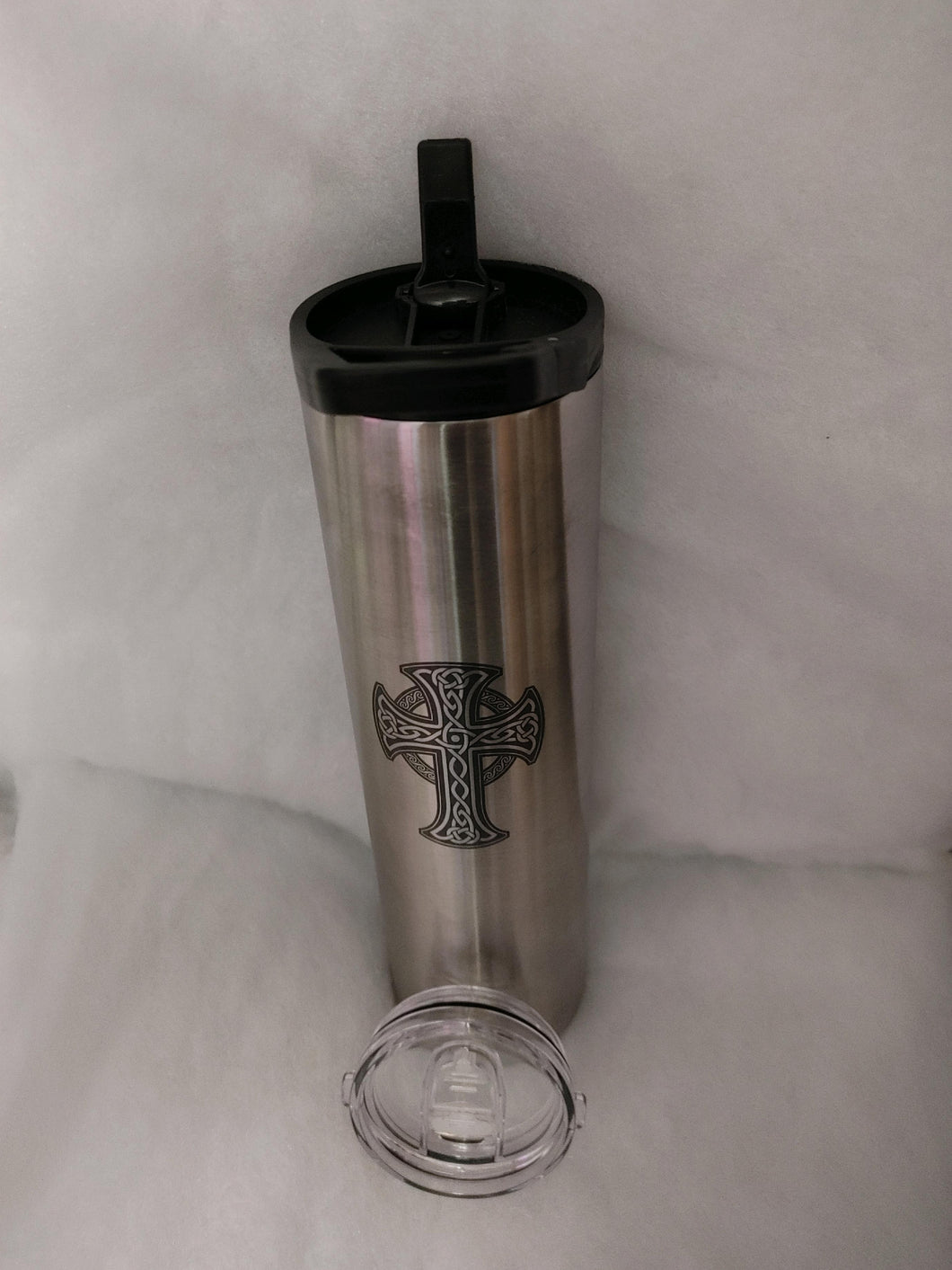 Skinny engraved tumbler